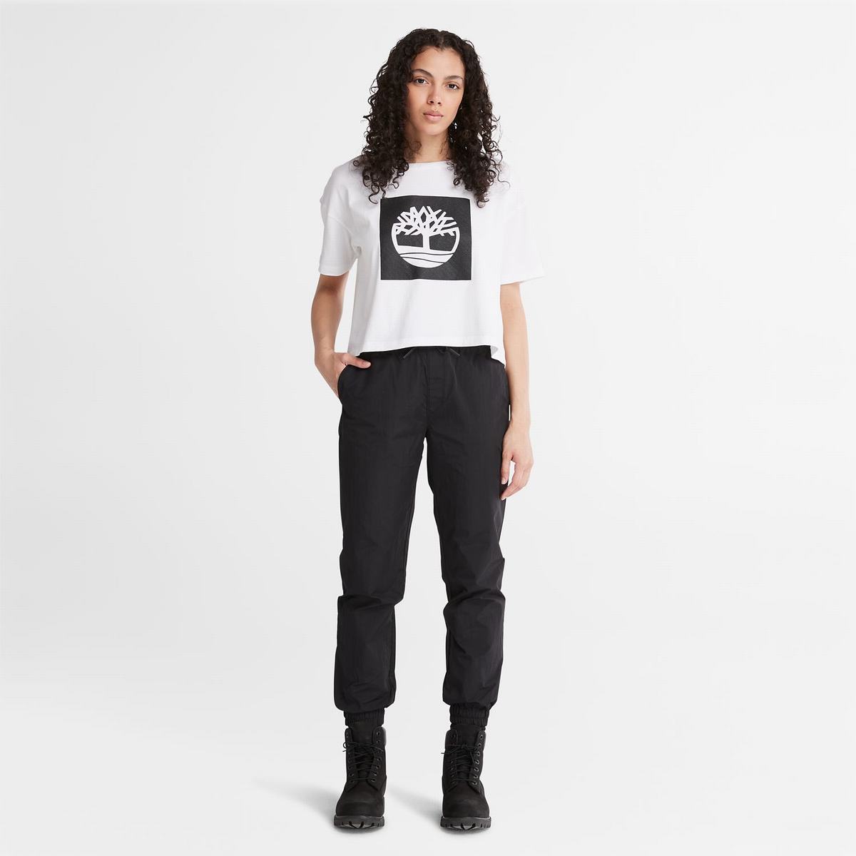 Timberland T Shirts Dame Hvide | NTGK65410