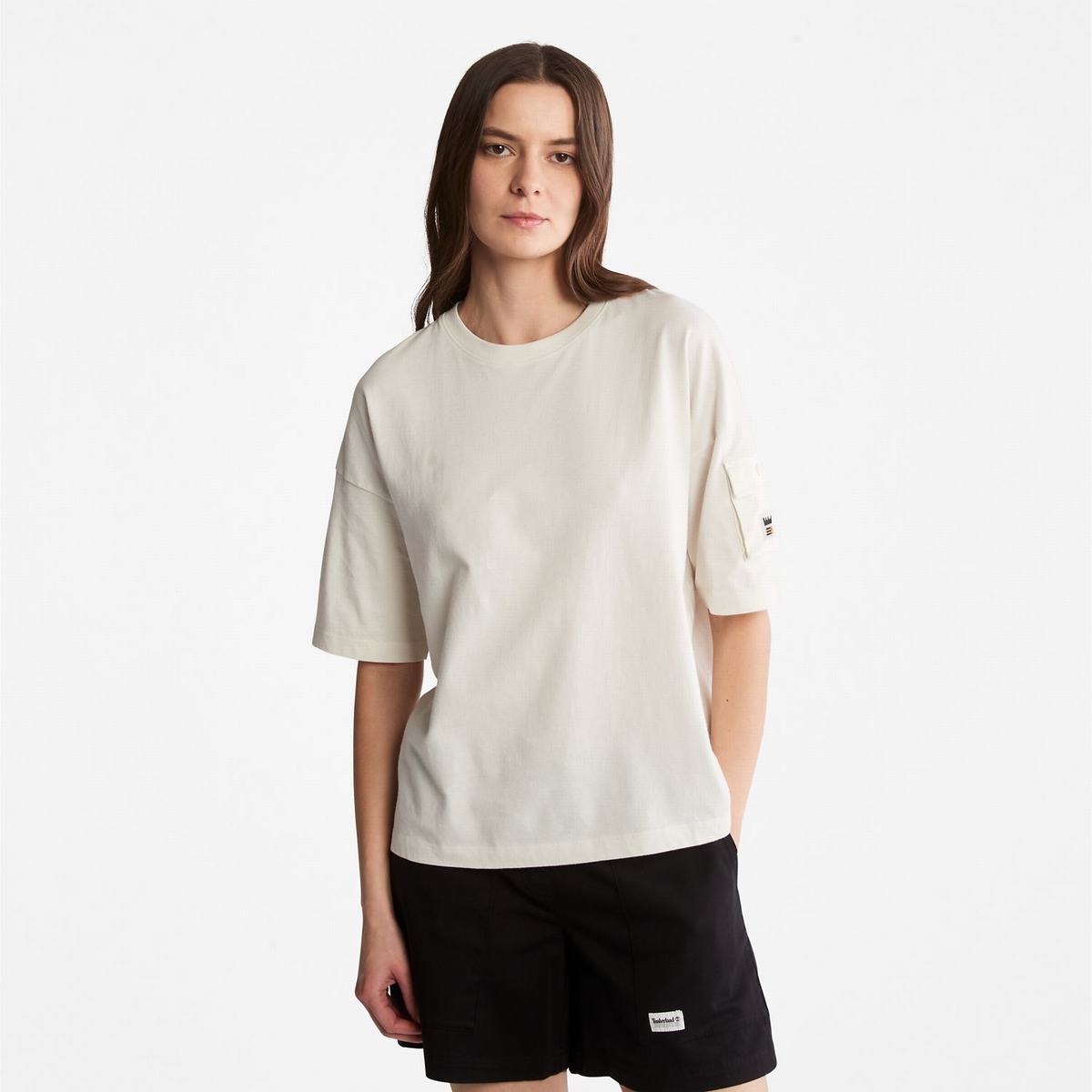 Timberland T Shirts Dame Hvide | OAXF63092