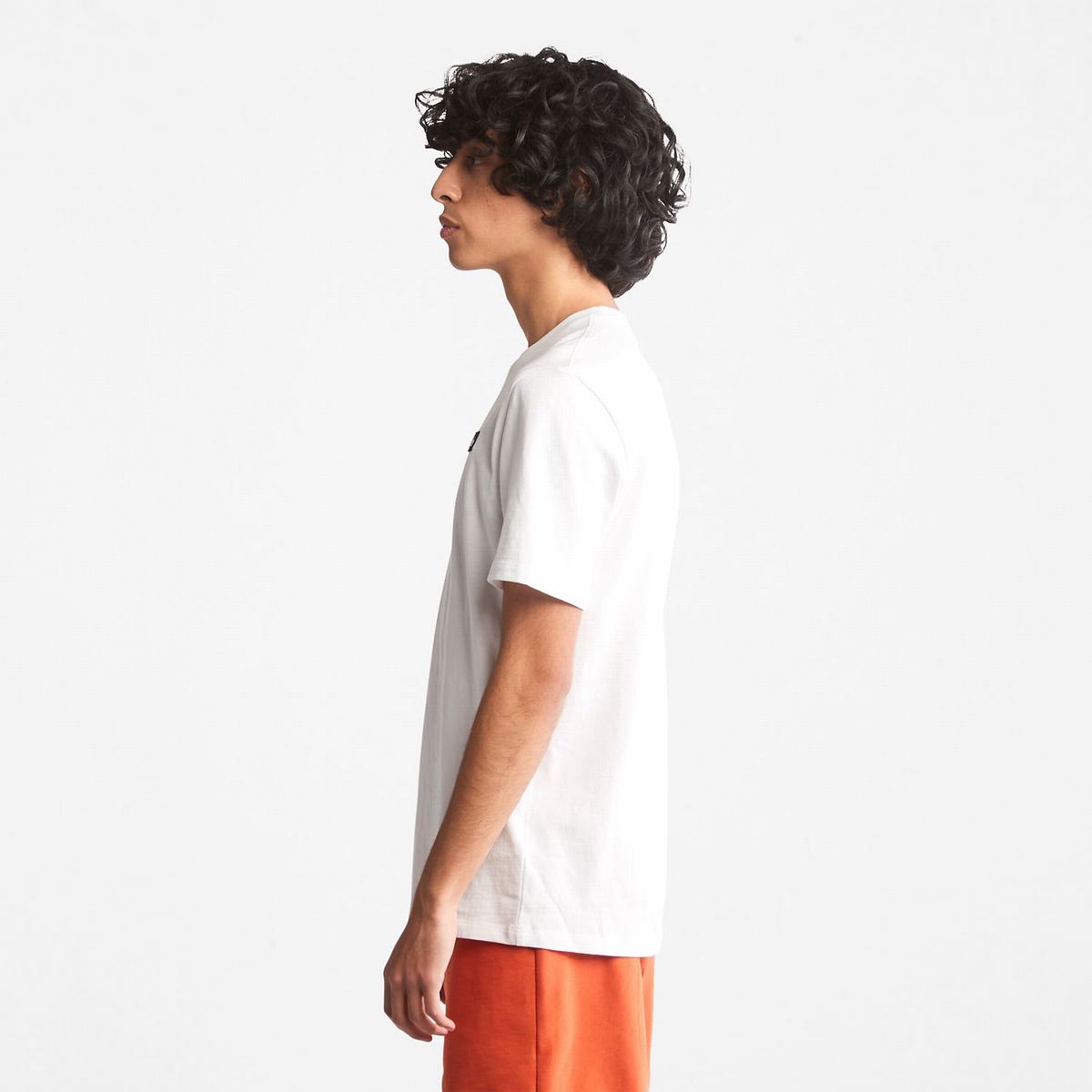 Timberland T Shirts Dame Hvide | WXGV29576