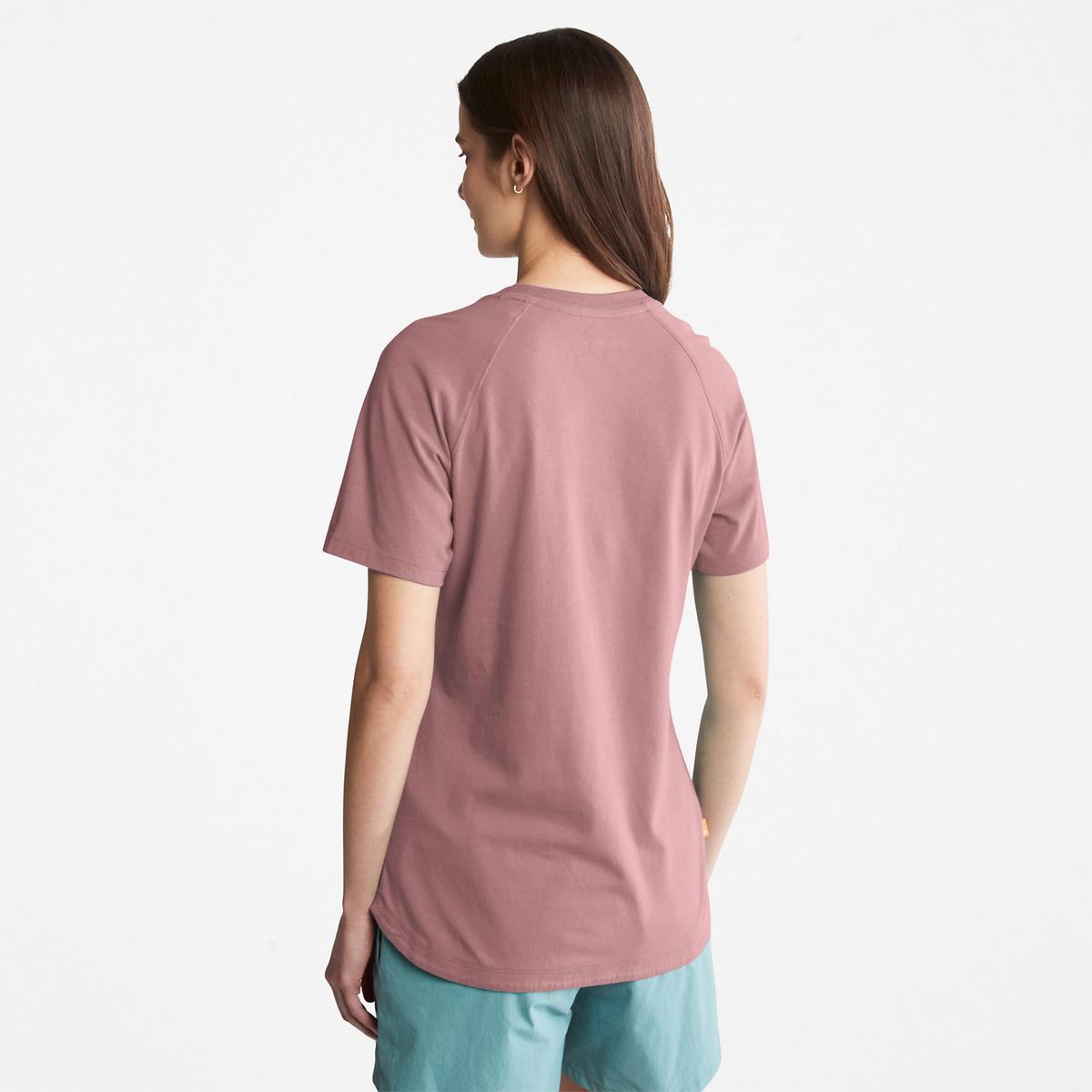 Timberland T Shirts Dame Lilla | MXJO64037