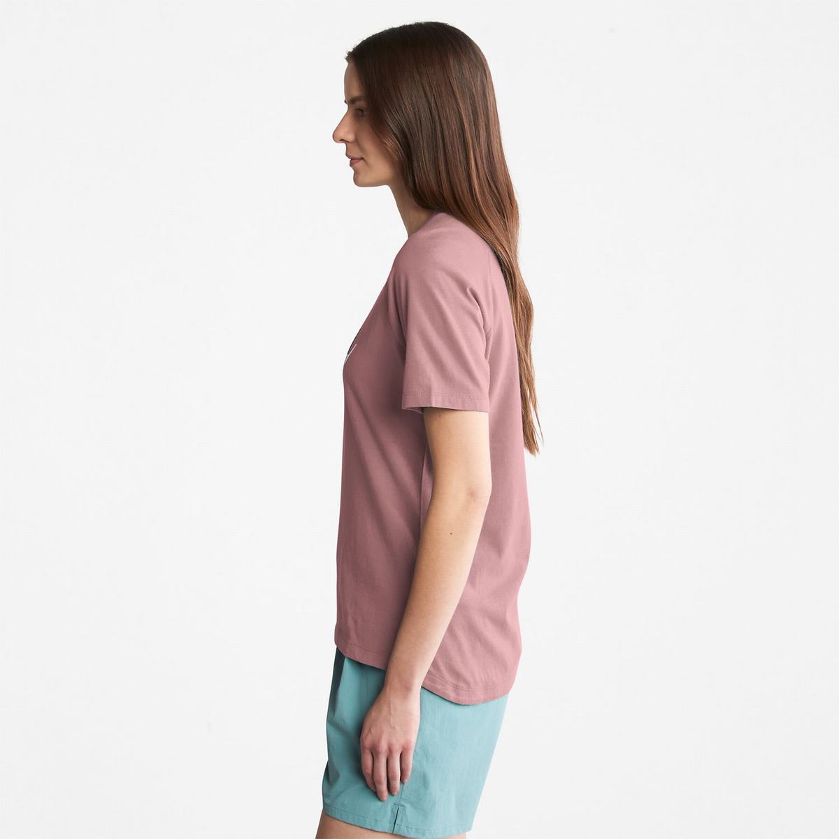 Timberland T Shirts Dame Lilla | MXJO64037