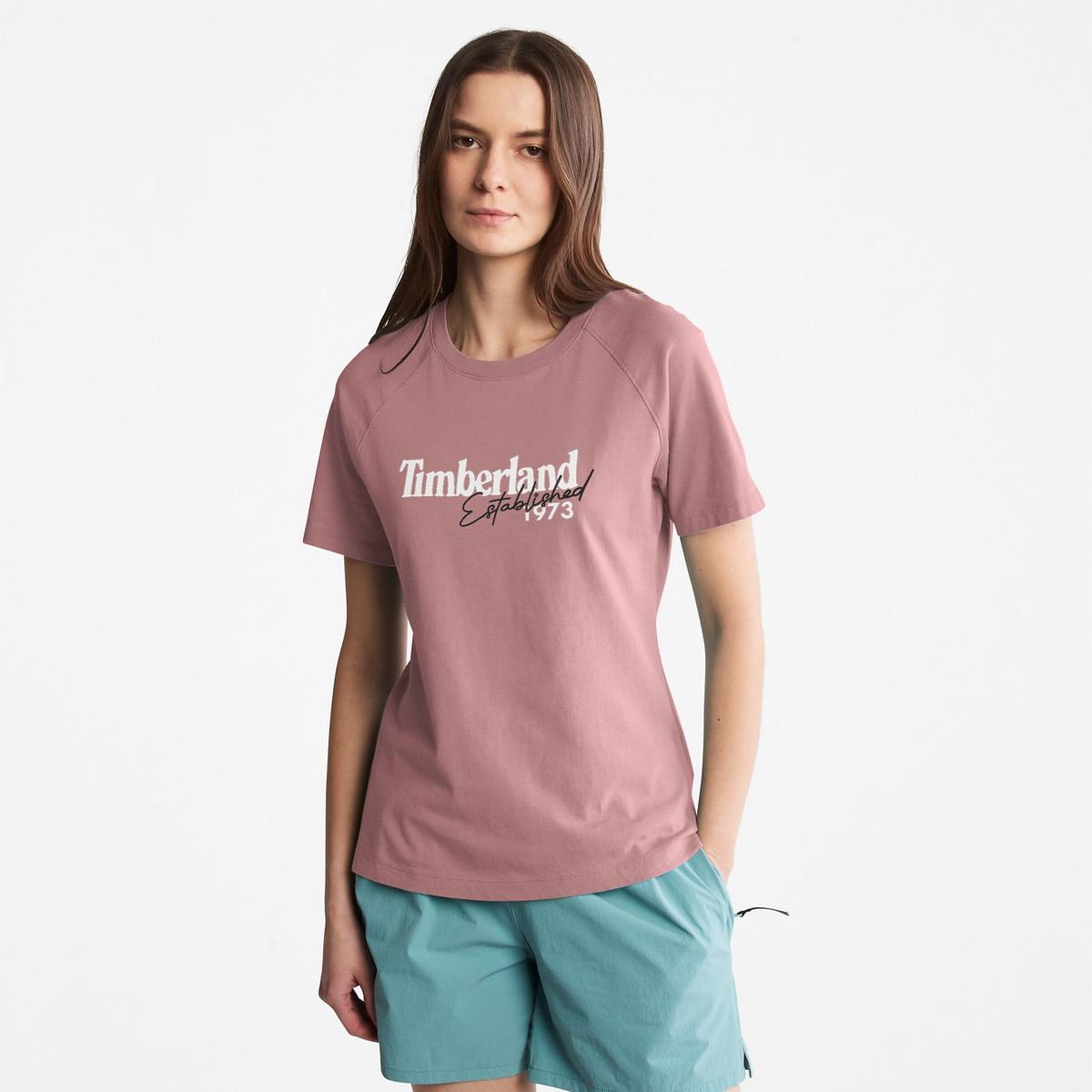 Timberland T Shirts Dame Lilla | MXJO64037