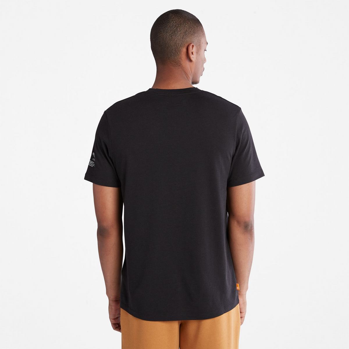 Timberland T Shirts Dame Sort | LFTJ02416