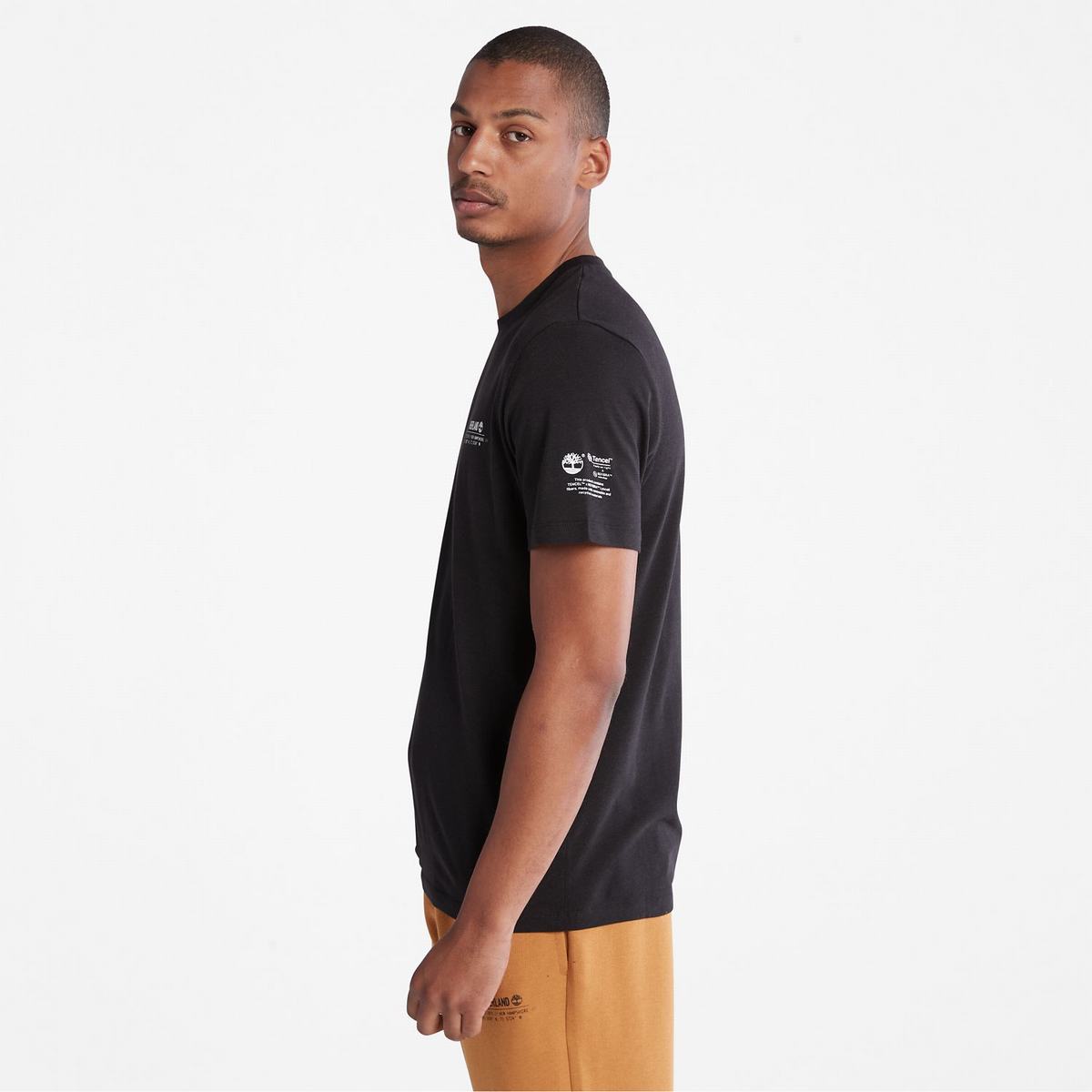 Timberland T Shirts Dame Sort | LFTJ02416