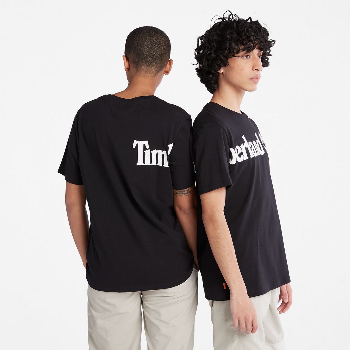 Timberland T Shirts Dame Sort | WUGL49108