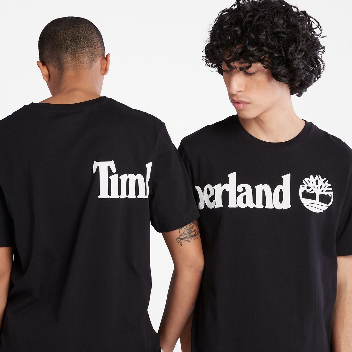 Timberland T Shirts Dame Sort | WUGL49108