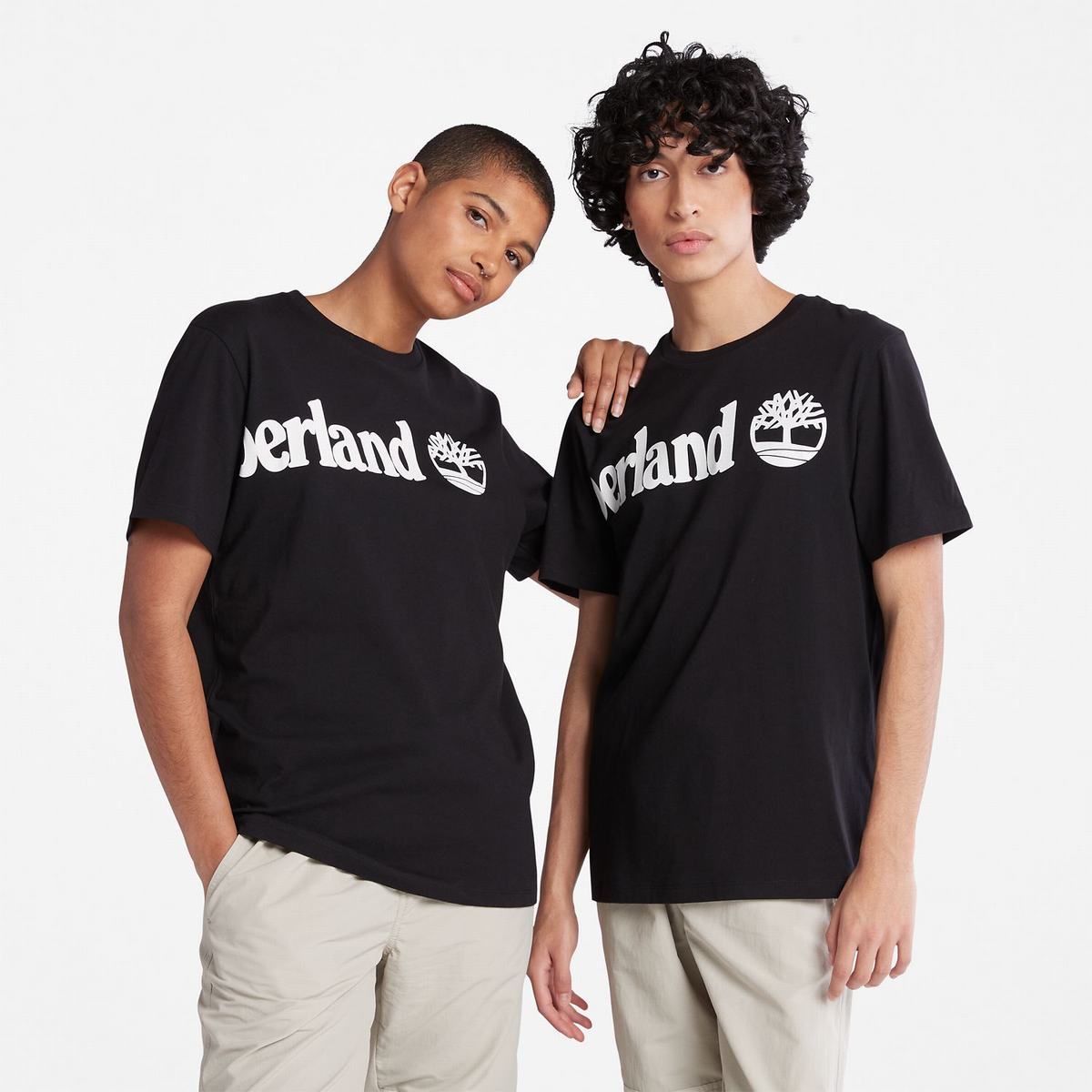 Timberland T Shirts Dame Sort | WUGL49108