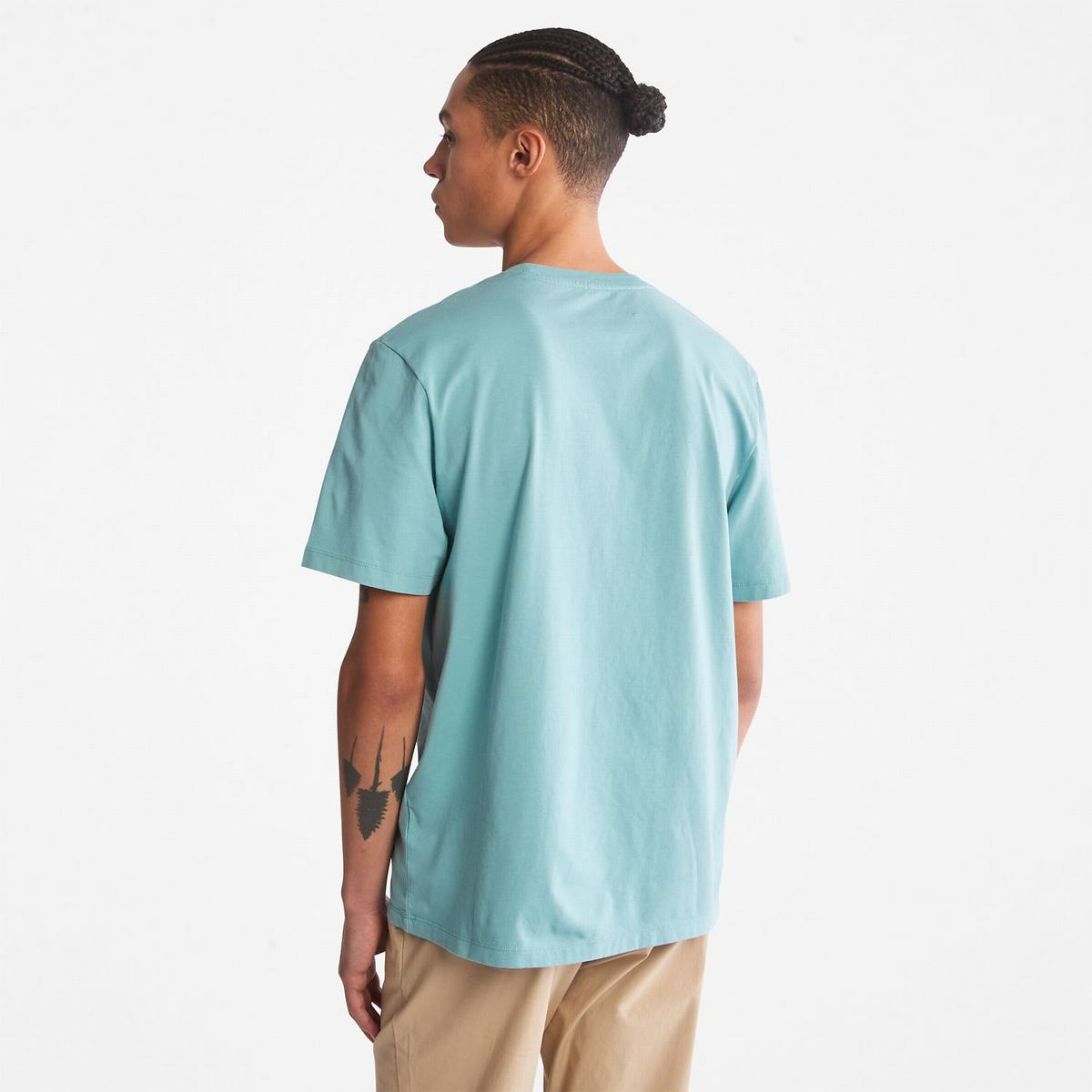 Timberland T Shirts Herre Blå | HNRP29043