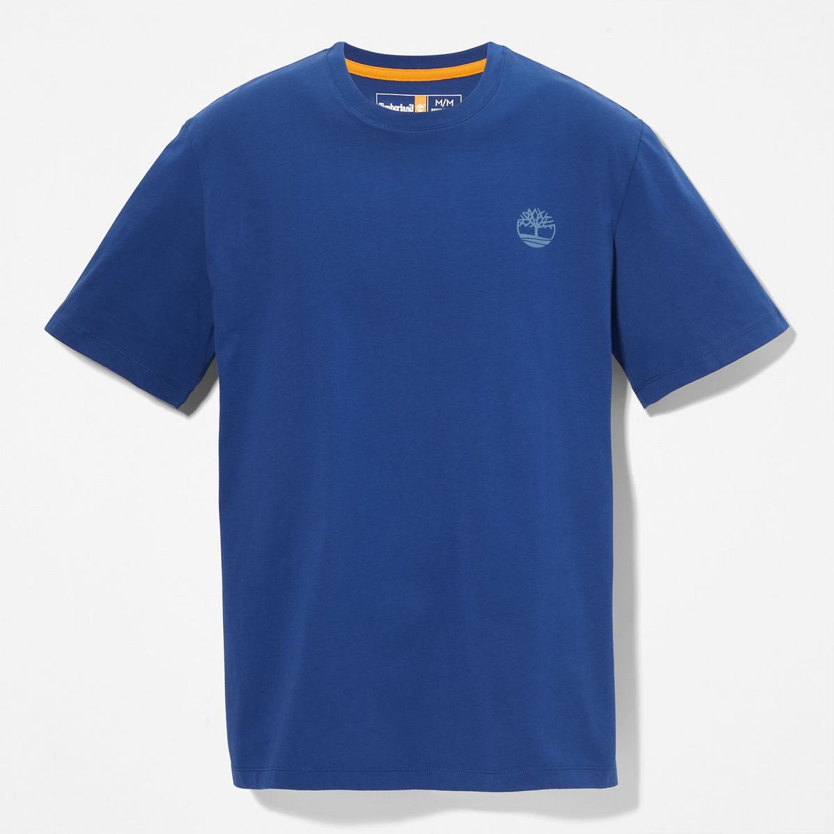 Timberland T Shirts Herre Blå | ODTN90482