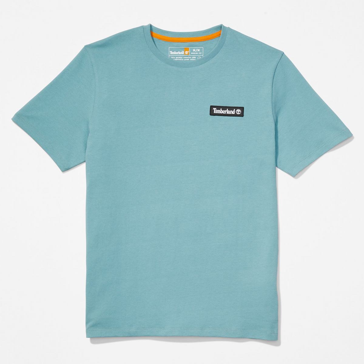 Timberland T Shirts Herre Blå | WGSA38579