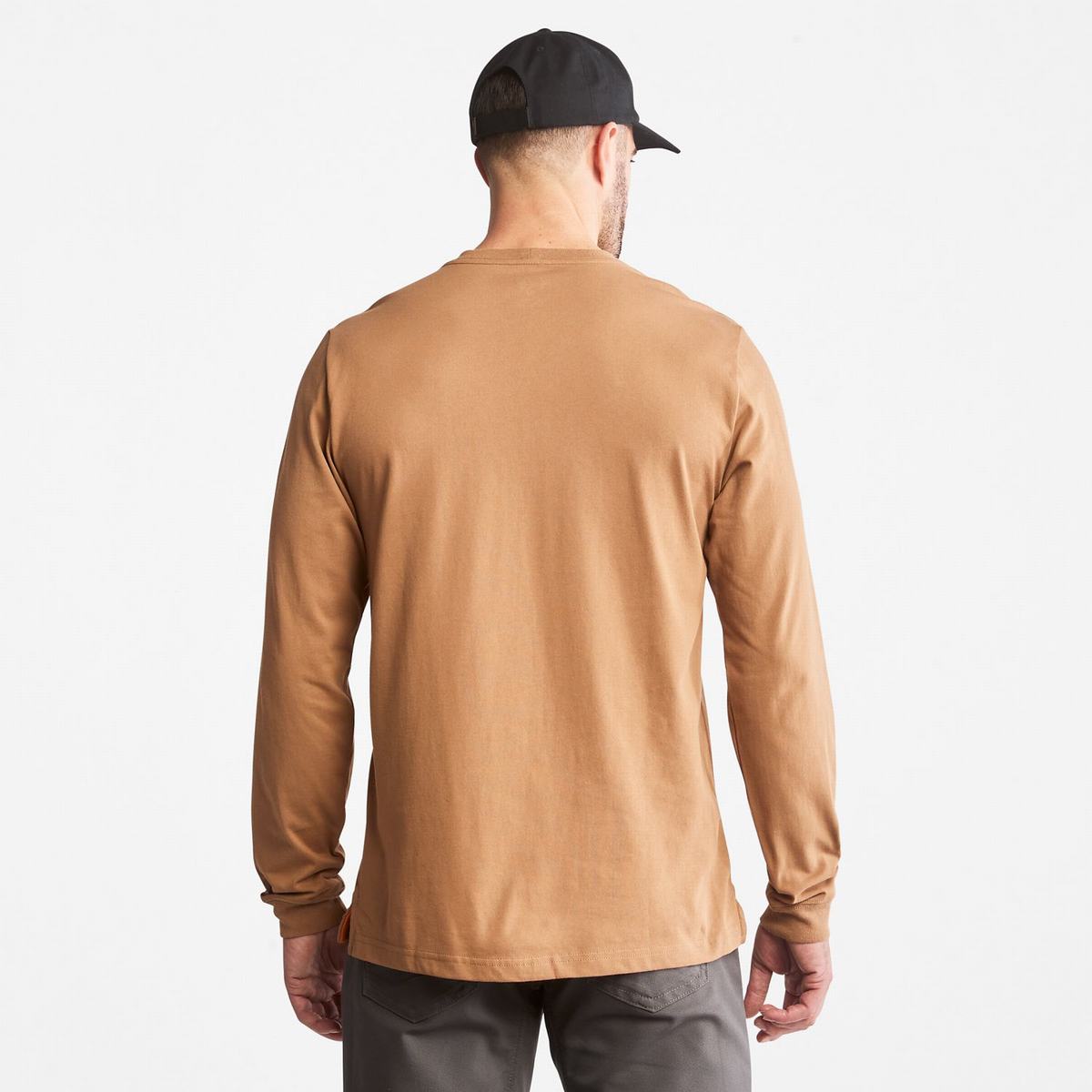 Timberland T Shirts Herre Brune | AFGE15486