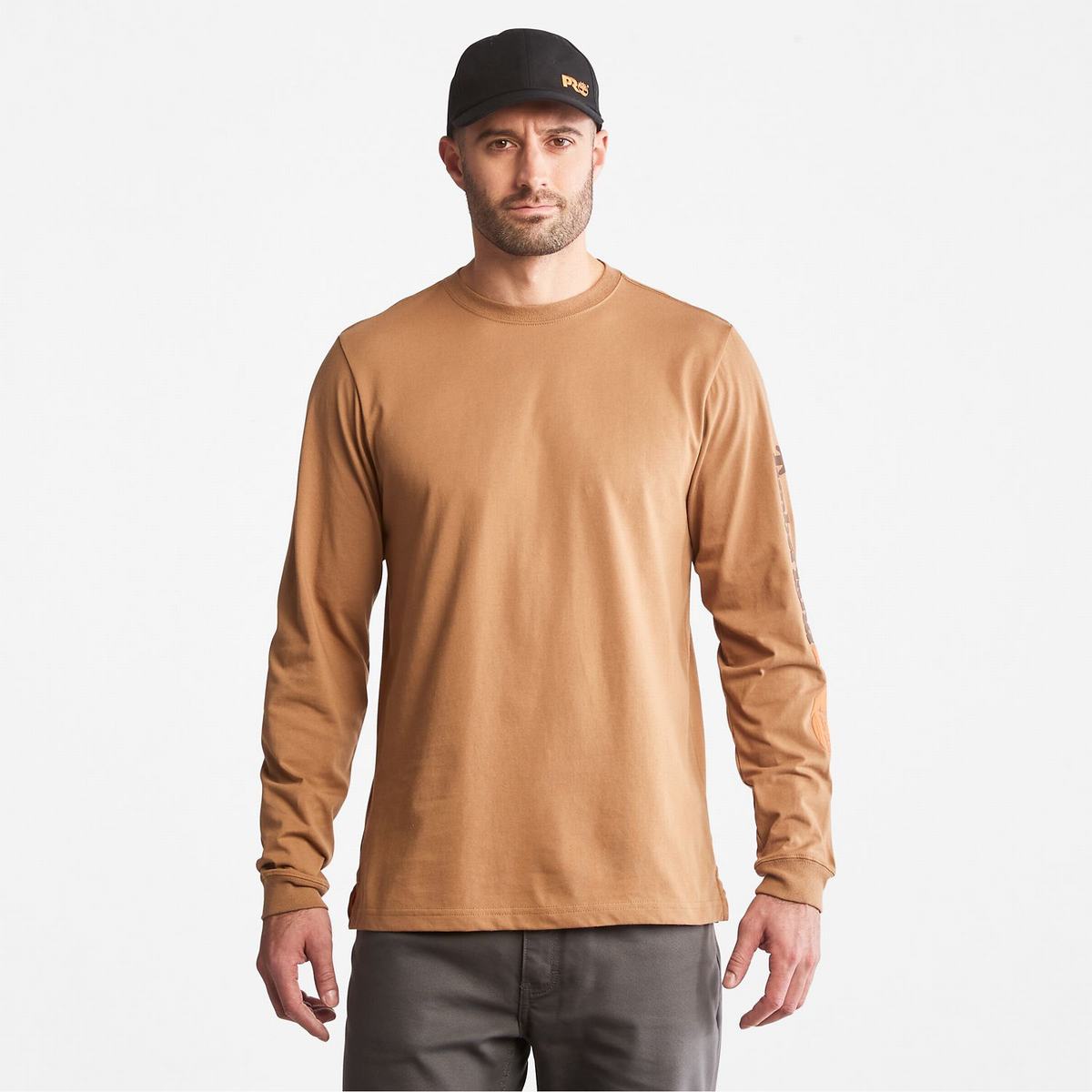 Timberland T Shirts Herre Brune | AFGE15486