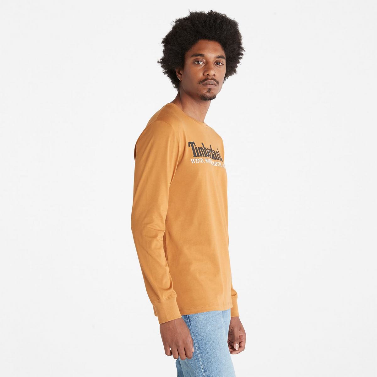 Timberland T Shirts Herre Brune | GAMI95768