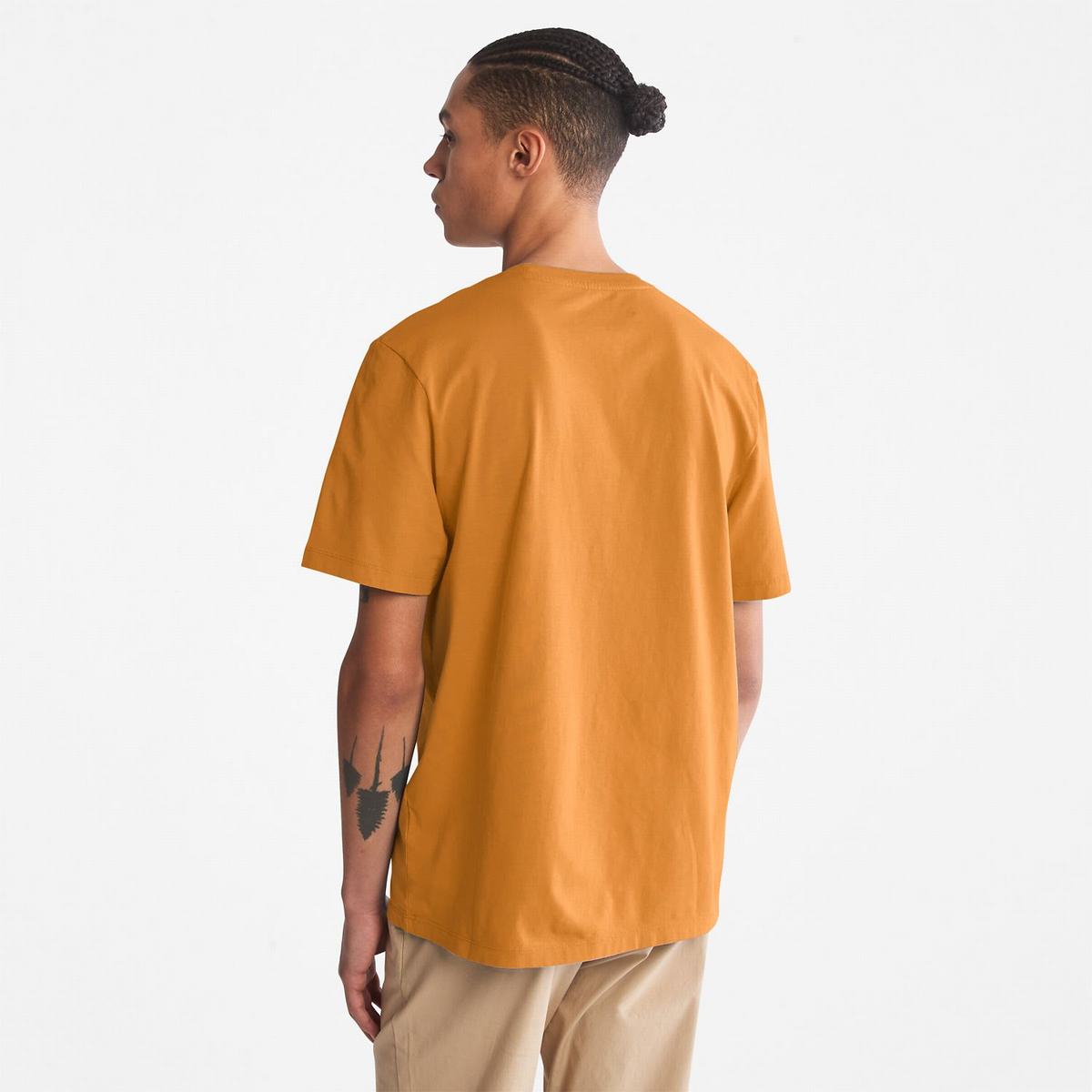 Timberland T Shirts Herre Brune | IYXZ01598