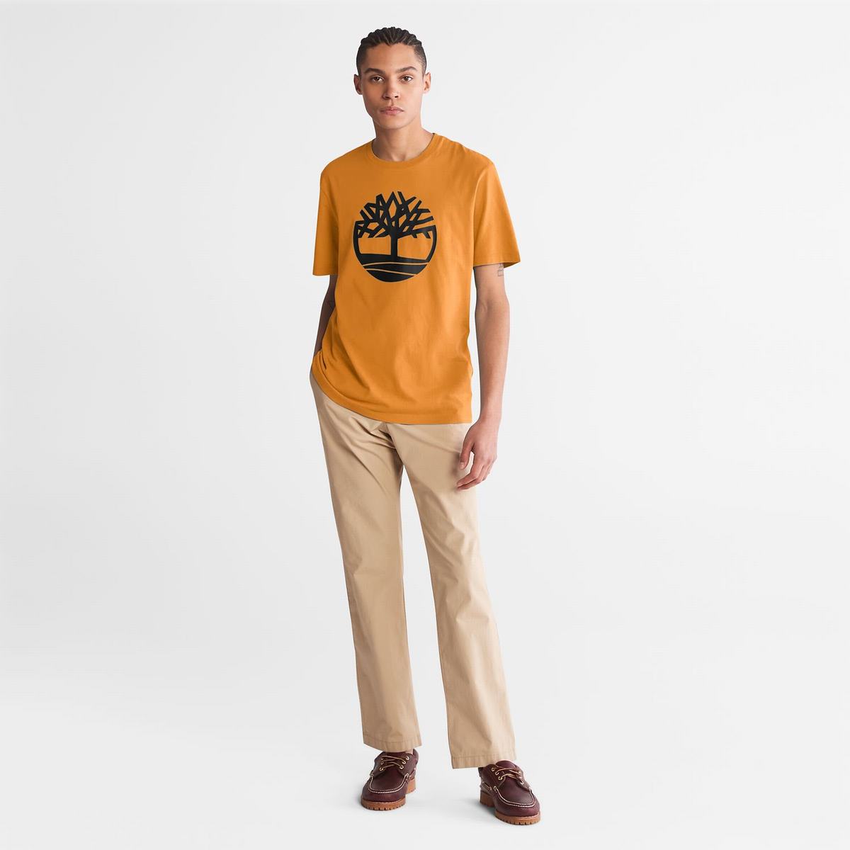 Timberland T Shirts Herre Brune | IYXZ01598