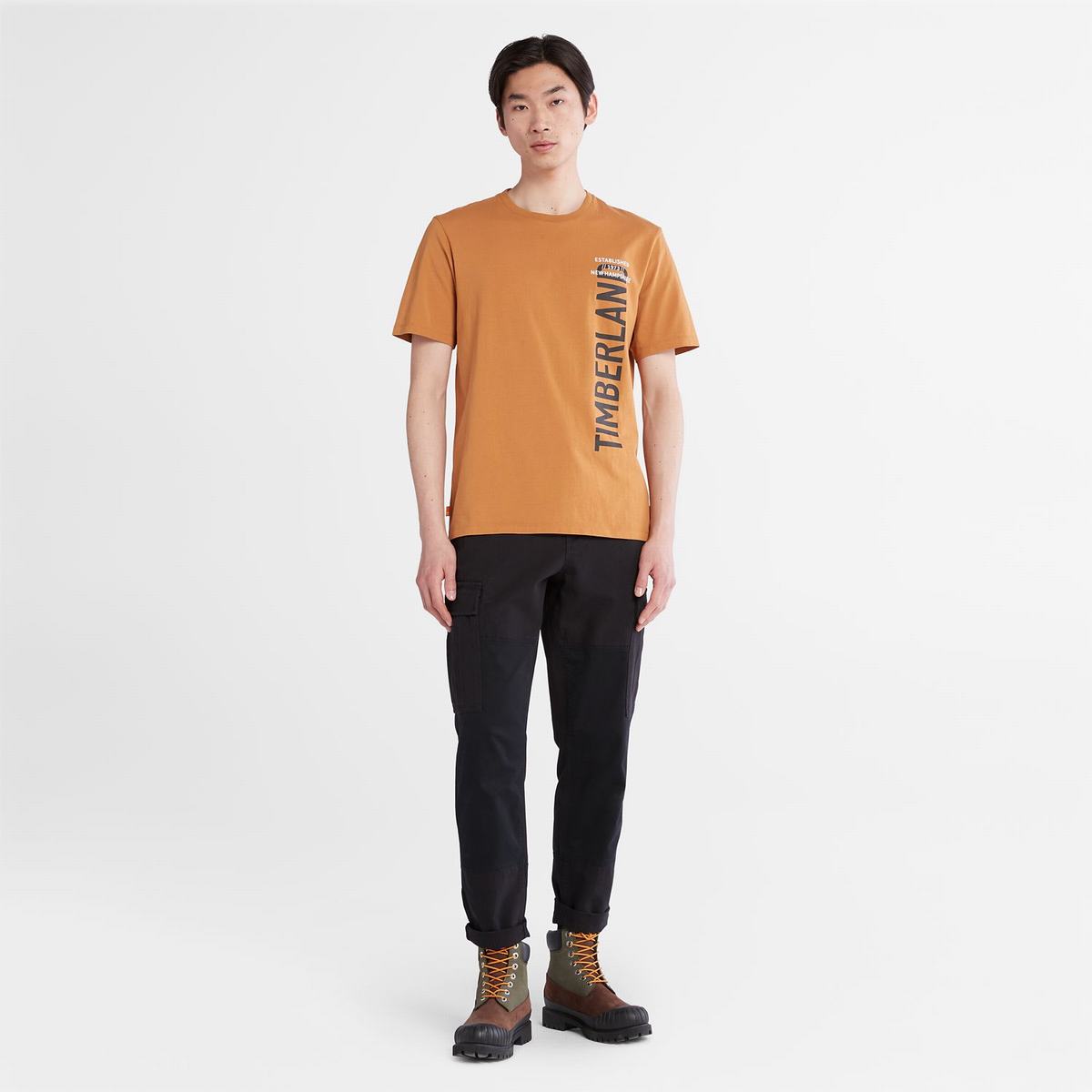 Timberland T Shirts Herre Brune | MVWS20567