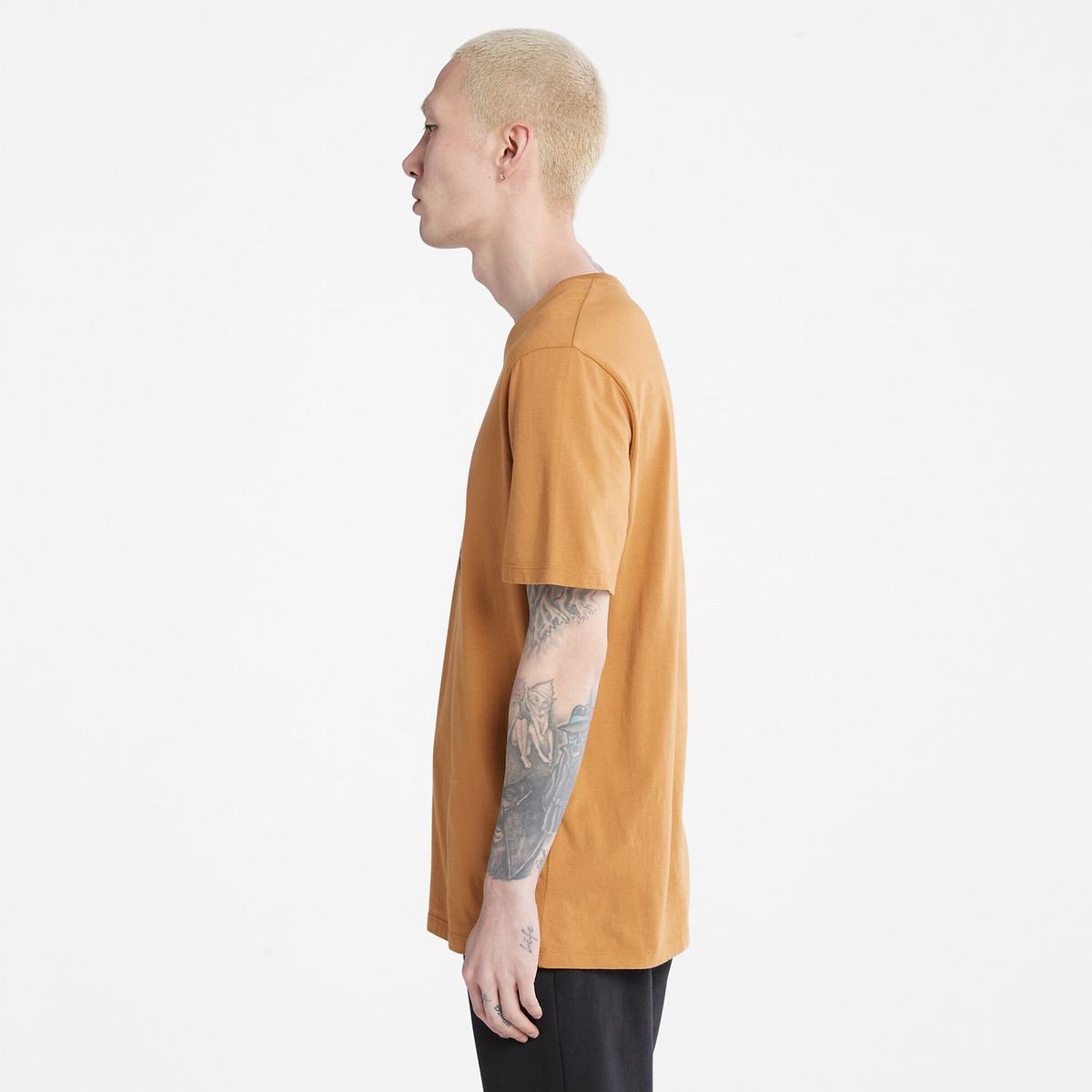 Timberland T Shirts Herre Brune | UOTM23689