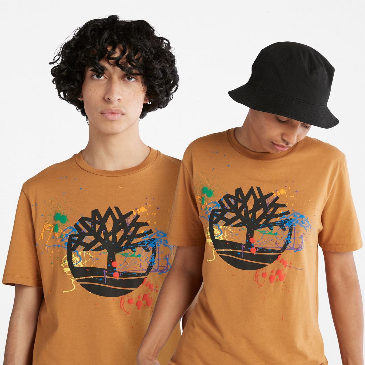 Timberland T Shirts Herre Brune | WNYP61978