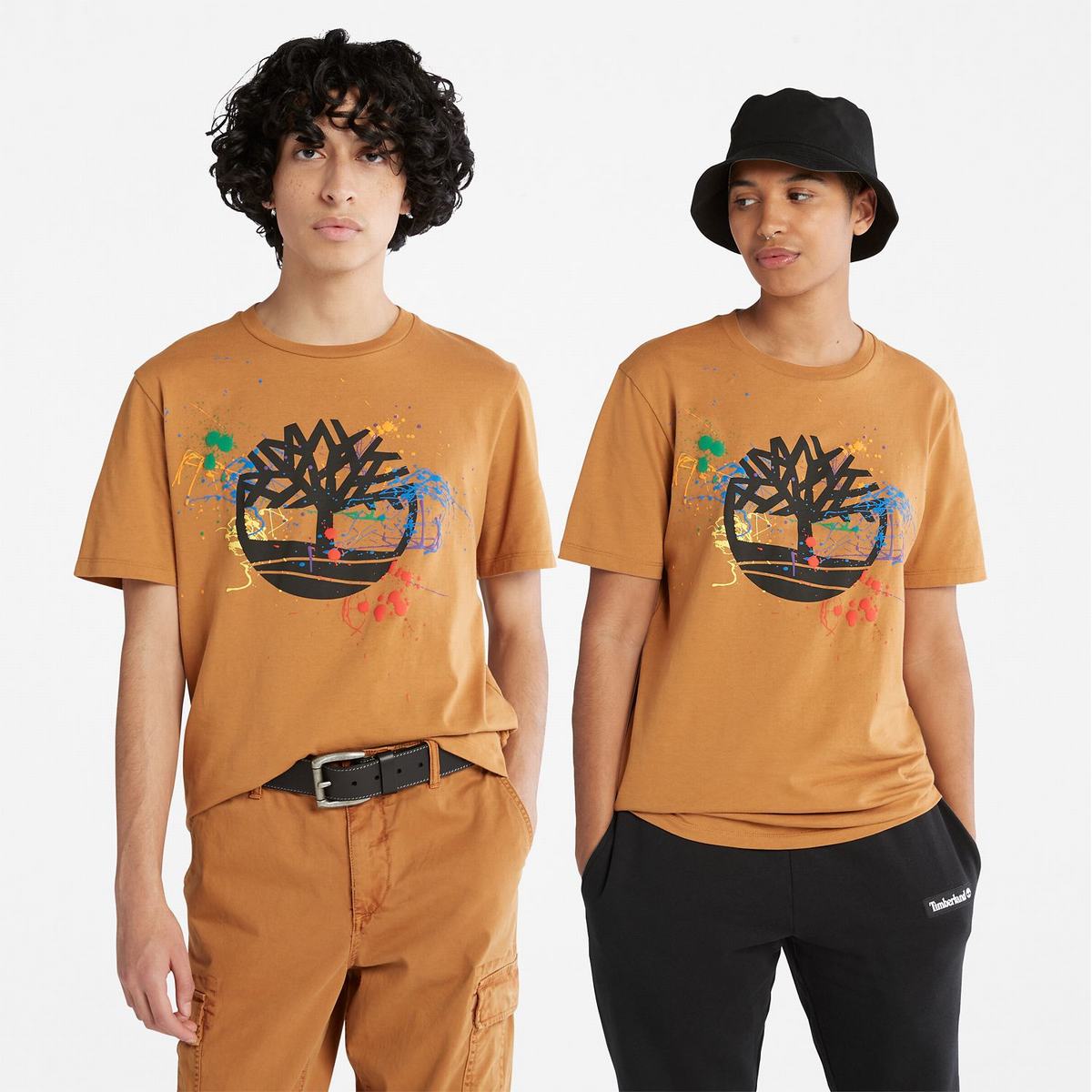 Timberland T Shirts Herre Brune | WNYP61978