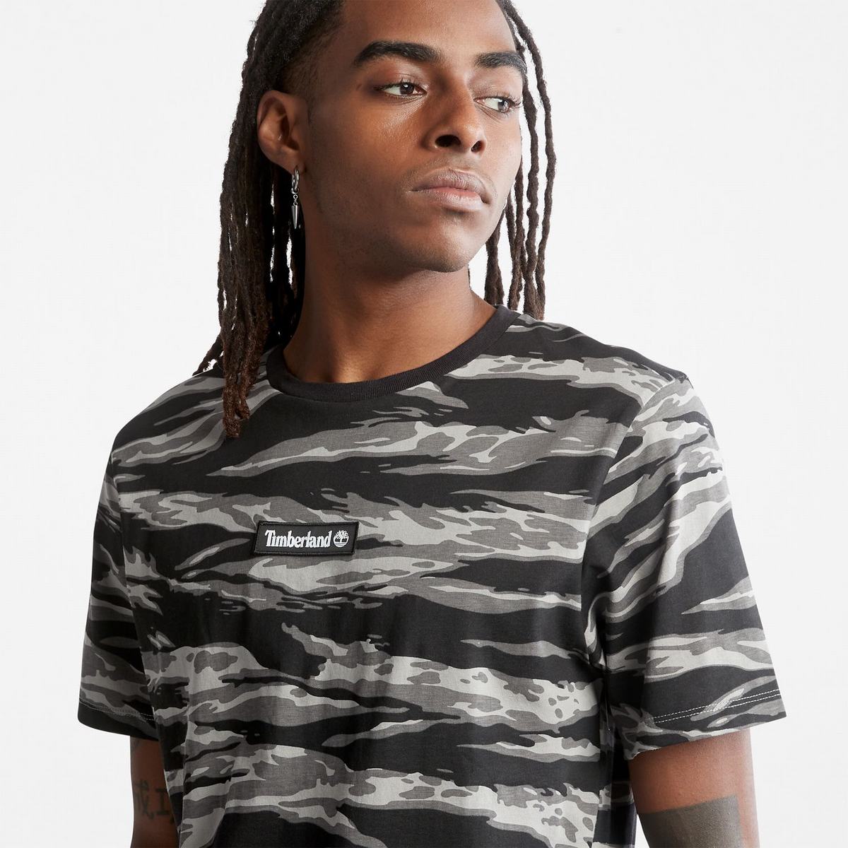 Timberland T Shirts Herre Camo | TXGM23958