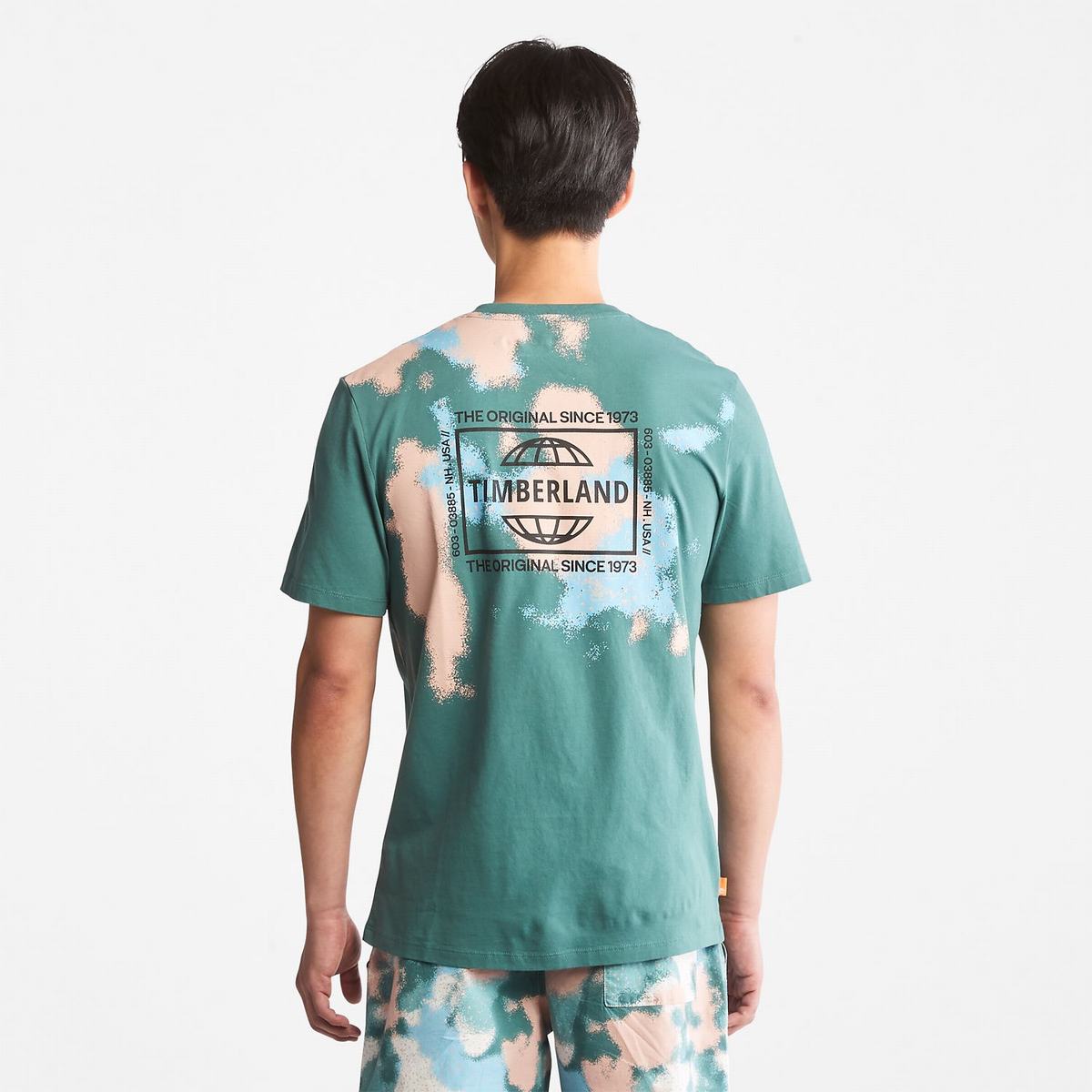 Timberland T Shirts Herre Dyb Grøn | YMKS93671