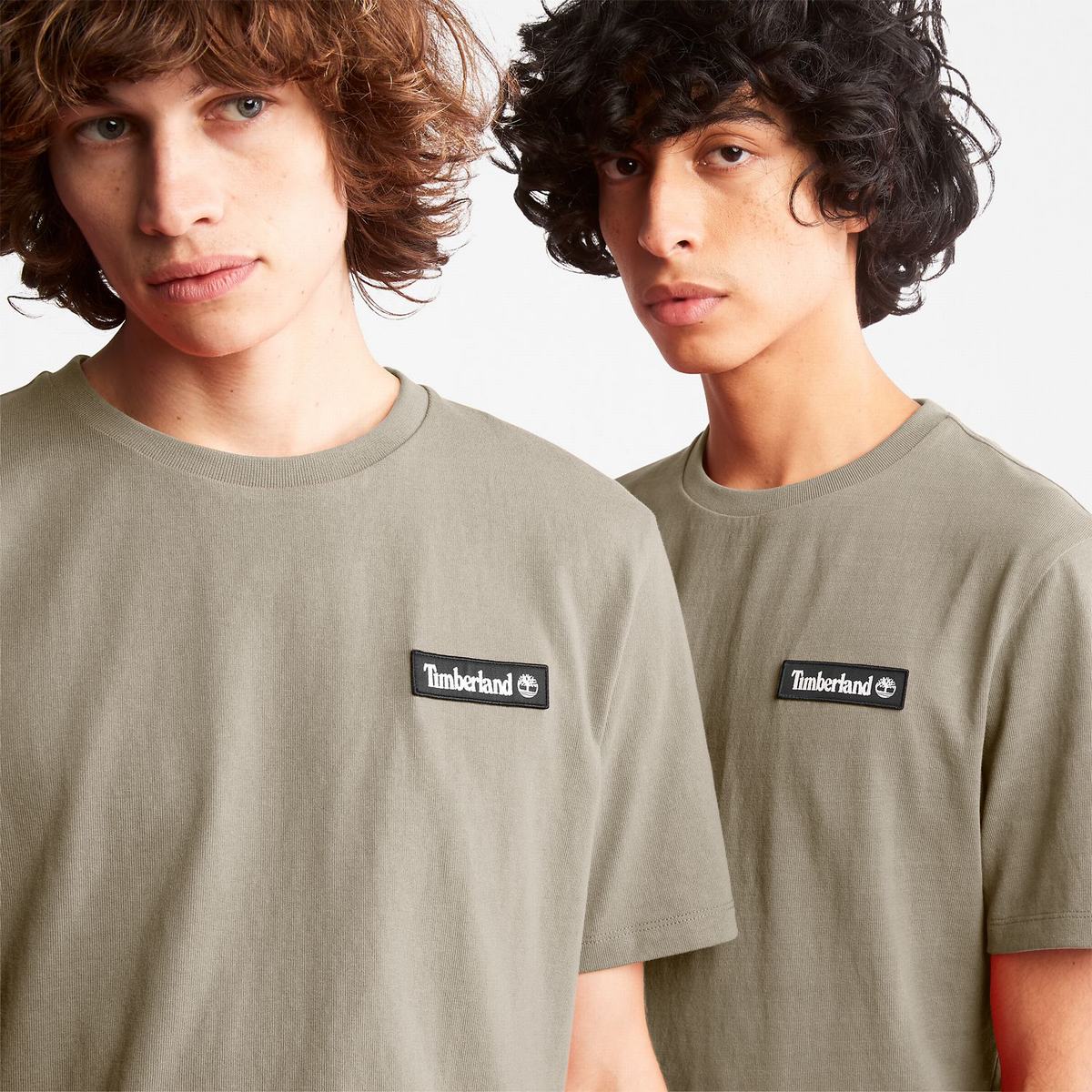 Timberland T Shirts Herre Grå Brune | XBPE09263