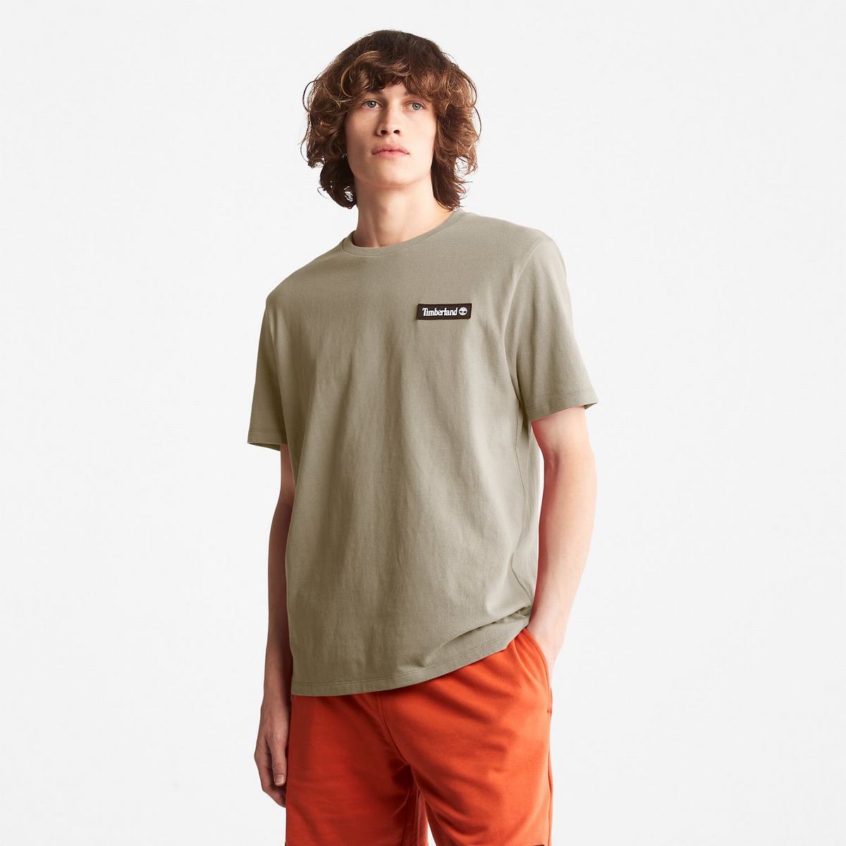 Timberland T Shirts Herre Grå Brune | XBPE09263