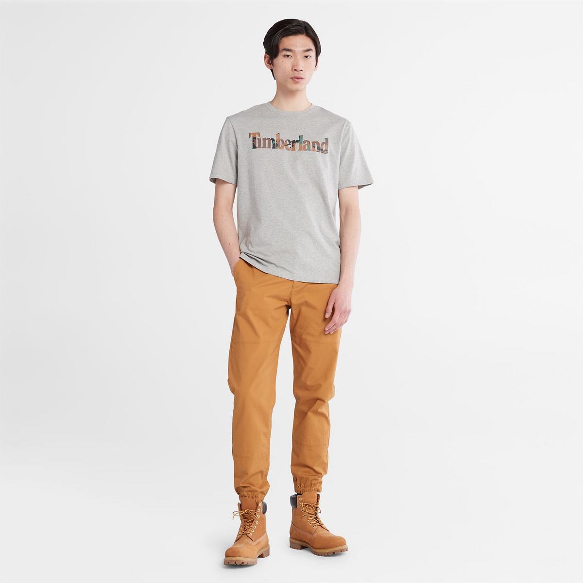 Timberland T Shirts Herre Grå | VONP75948