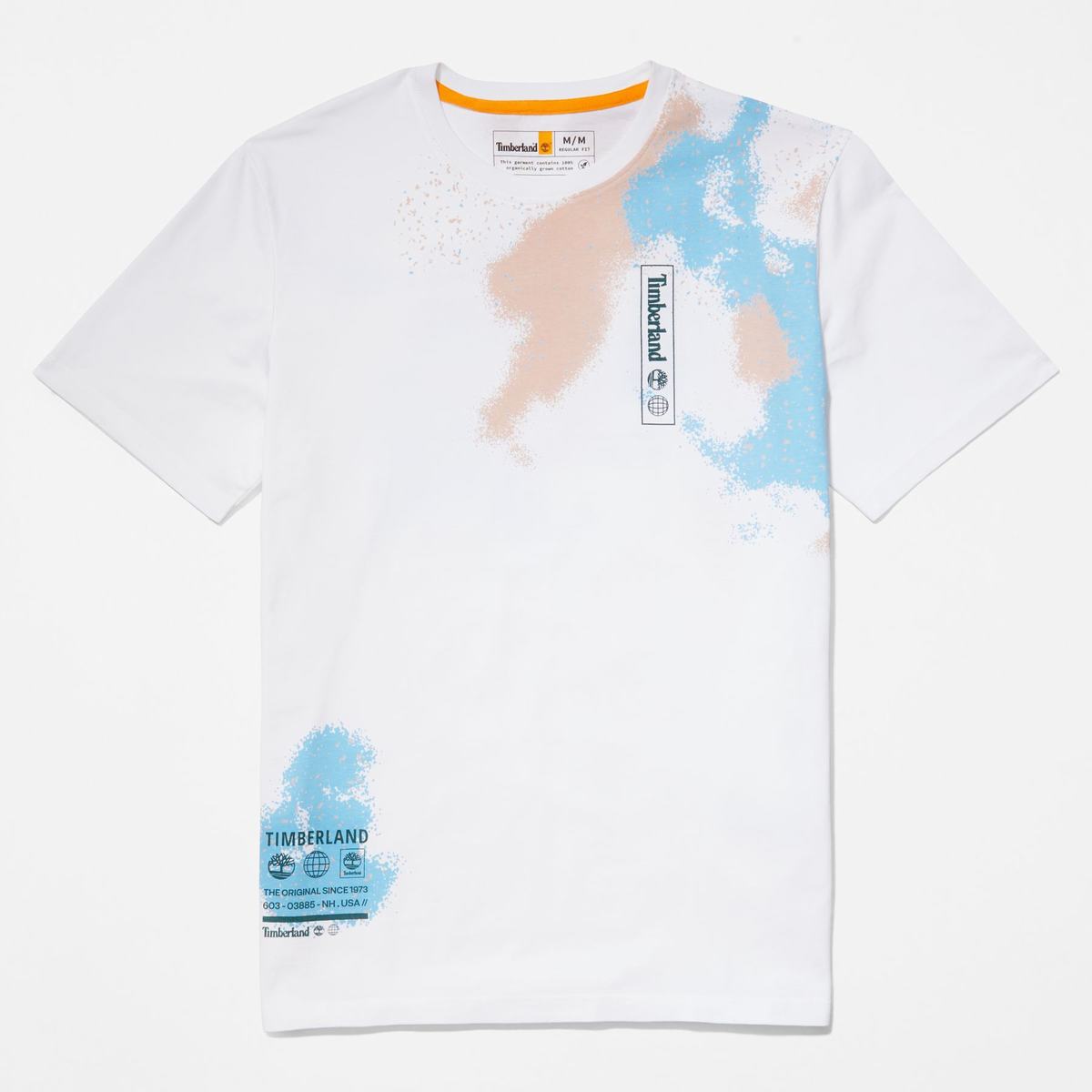 Timberland T Shirts Herre Hvide | BOKW74392