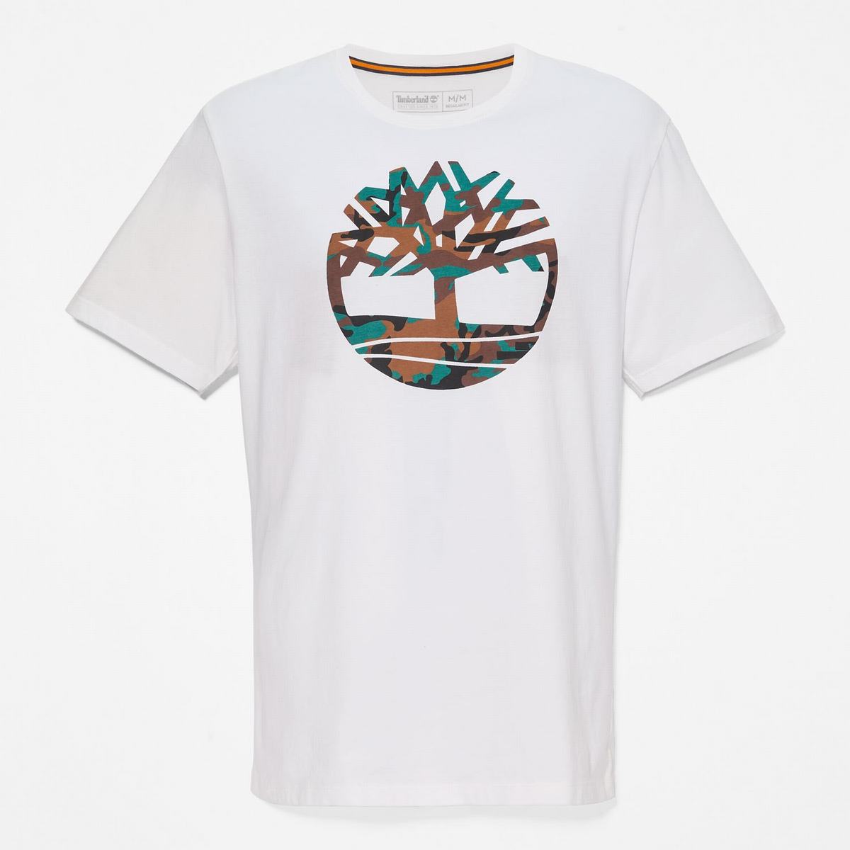 Timberland T Shirts Herre Hvide | GFNO29843