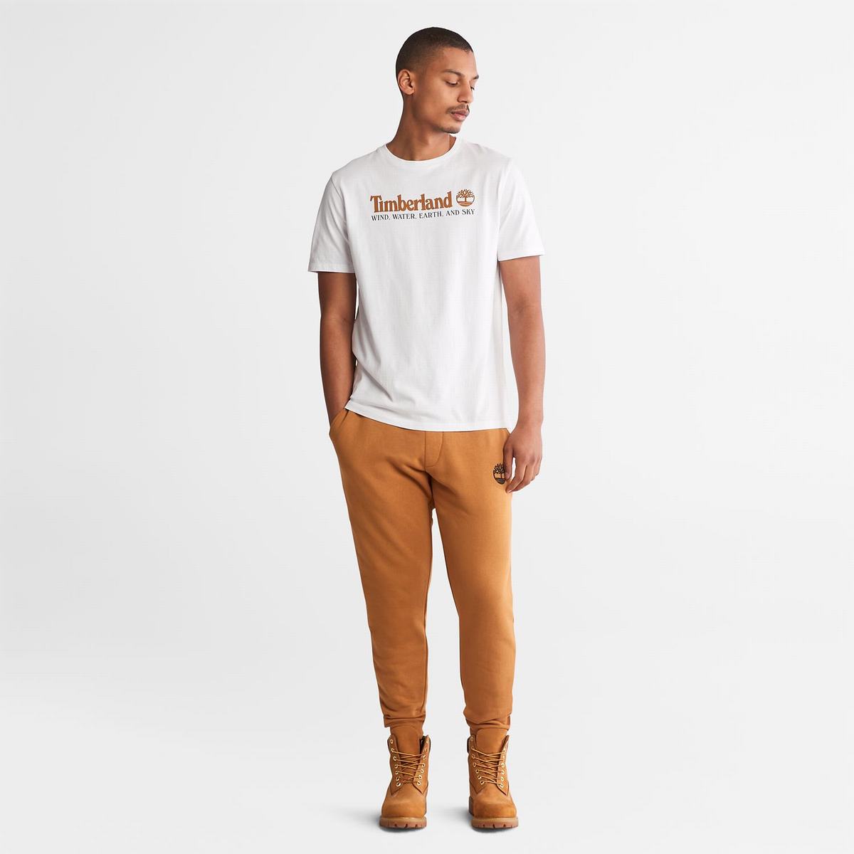 Timberland T Shirts Herre Hvide | LYIS36709