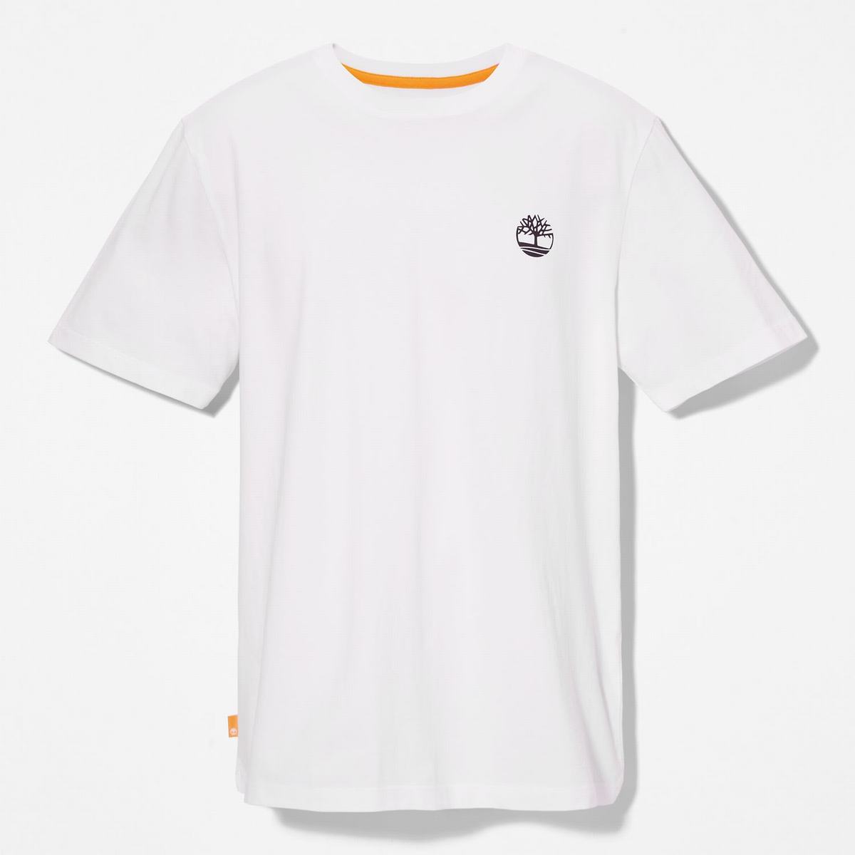 Timberland T Shirts Herre Hvide | UJAS16392