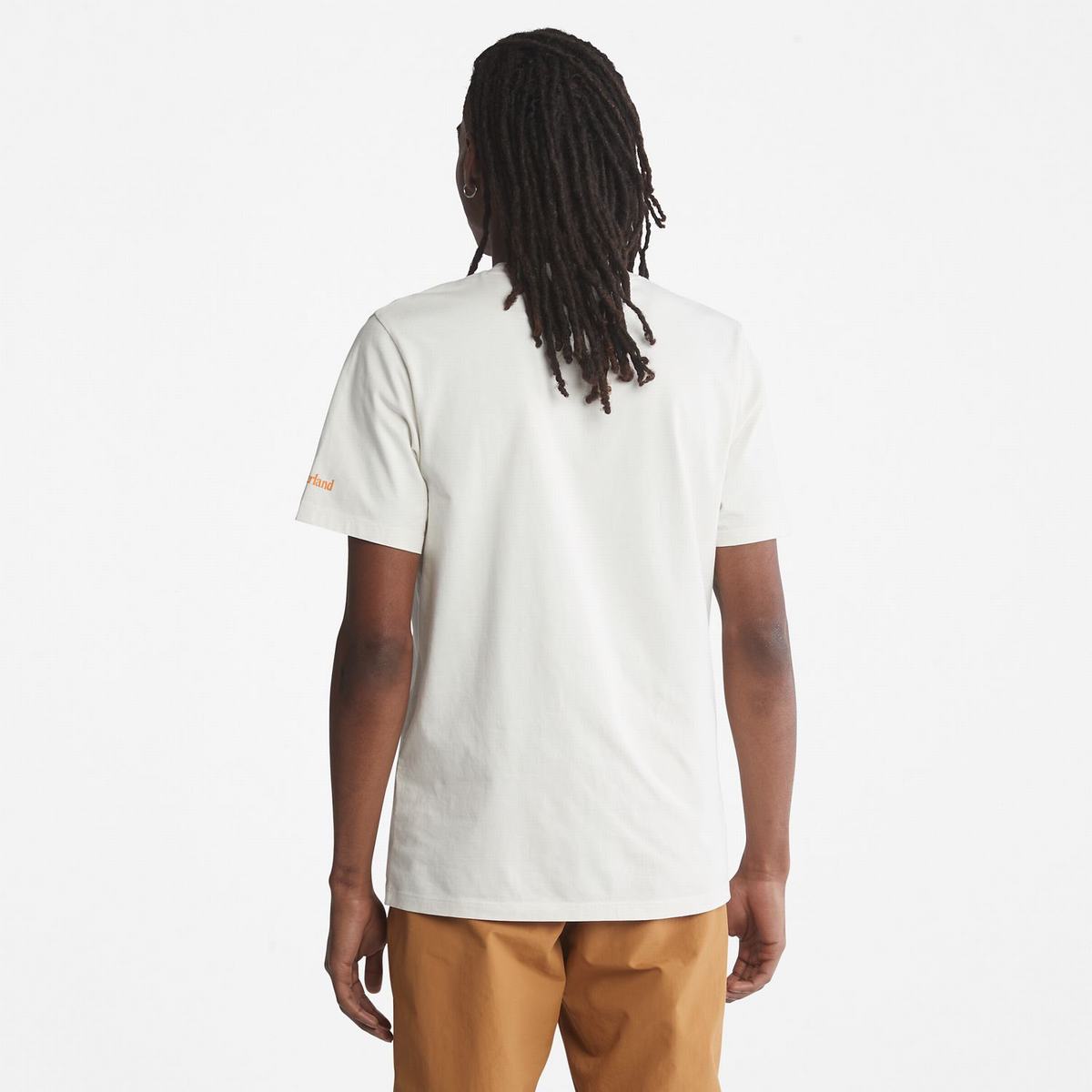 Timberland T Shirts Herre Hvide | VCKN04391