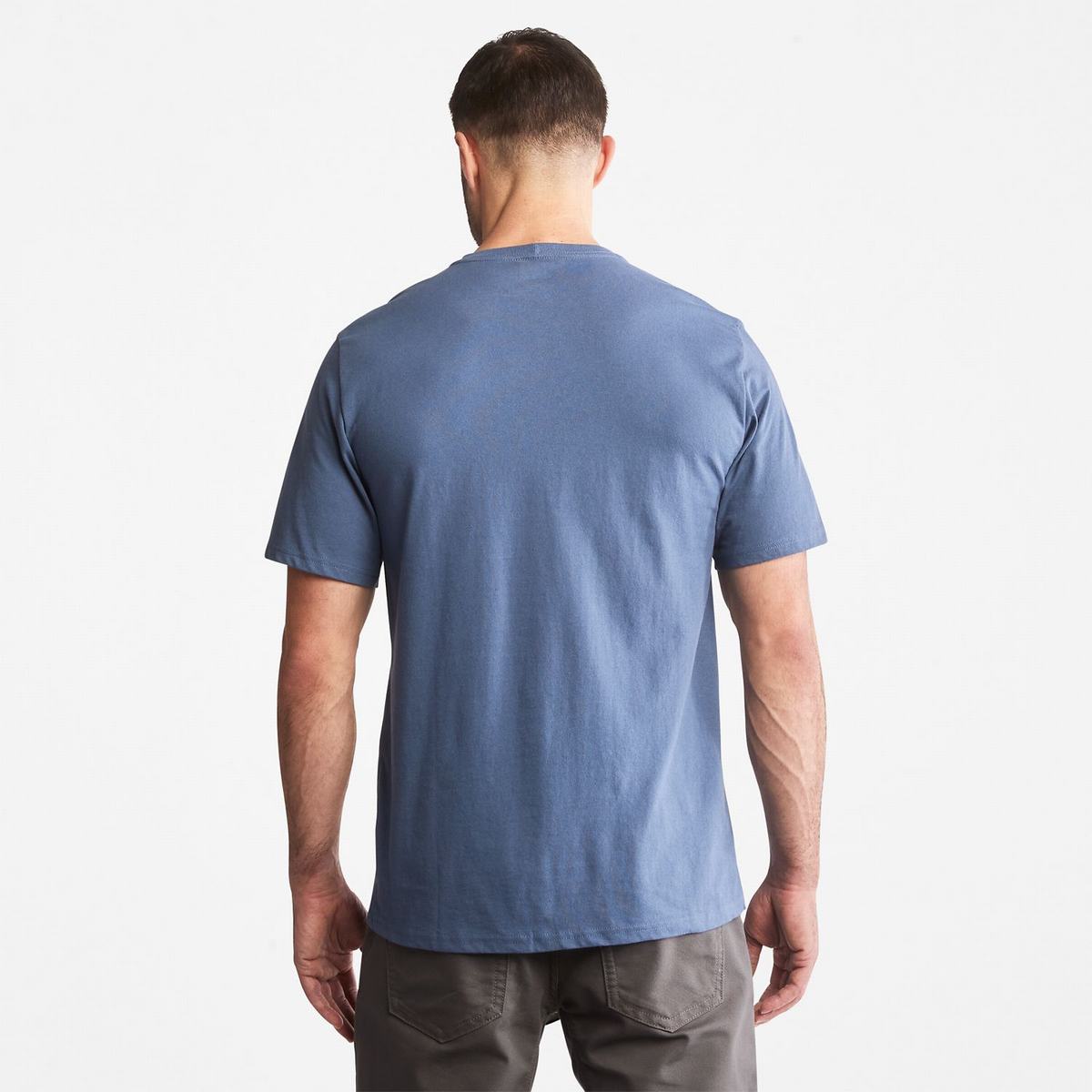 Timberland T Shirts Herre Indigo | JACO49306