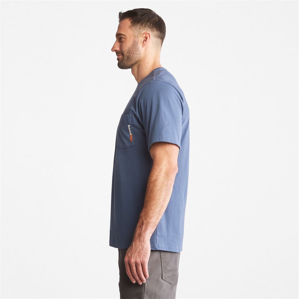 Timberland T Shirts Herre Indigo | JACO49306