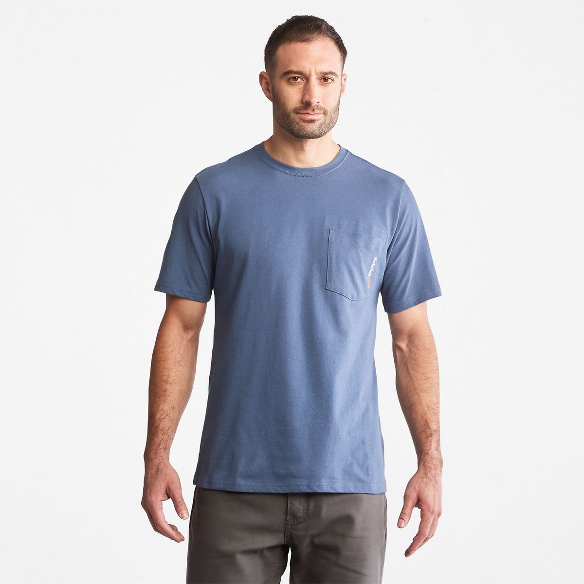 Timberland T Shirts Herre Indigo | JACO49306