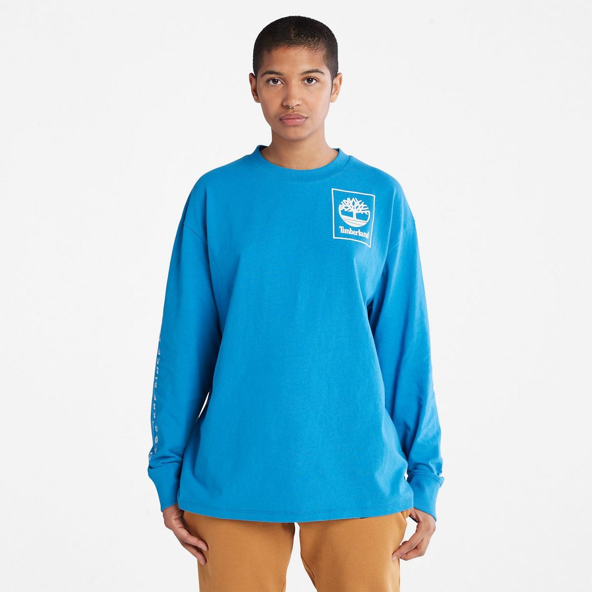 Timberland T Shirts Herre Lyseblå | ADIR52980