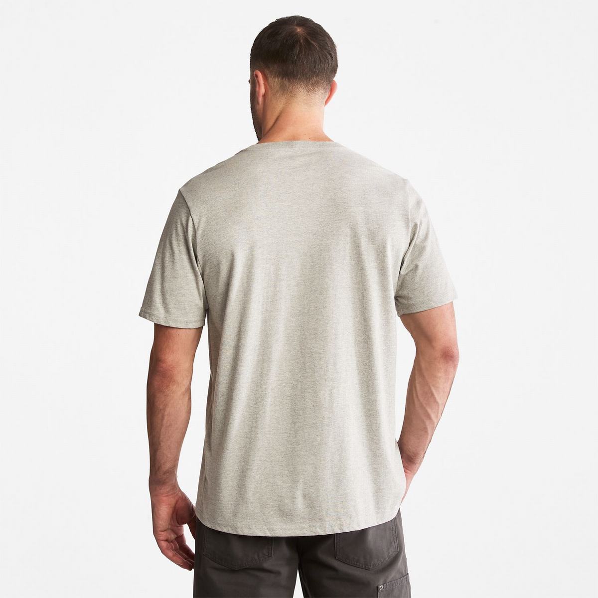 Timberland T Shirts Herre Lysegrå | GQER60873