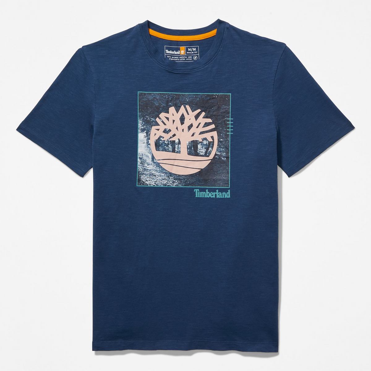 Timberland T Shirts Herre Mørkeblå | HWSV57042