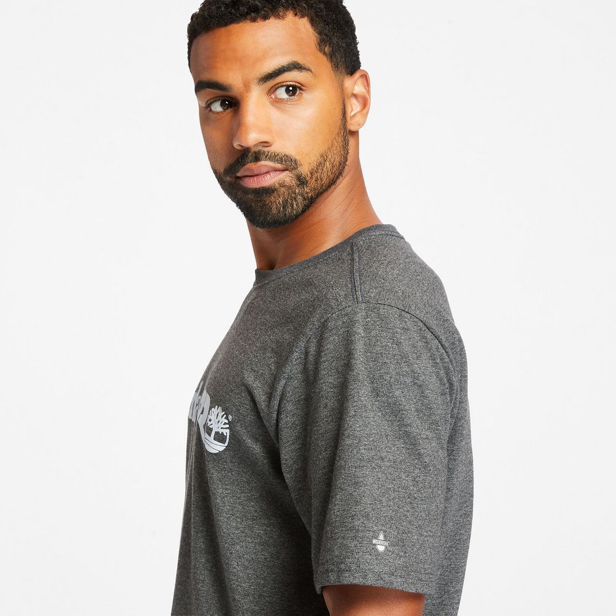 Timberland T Shirts Herre Mørkegrå | CTGQ56379