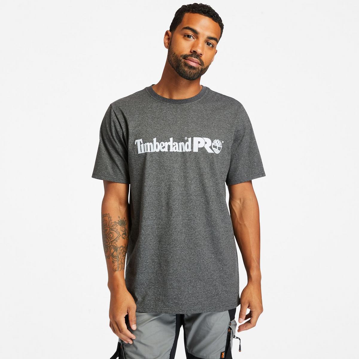 Timberland T Shirts Herre Mørkegrå | CTGQ56379