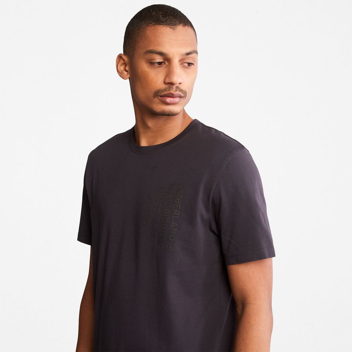 Timberland T Shirts Herre Obsidian | OMBS46751