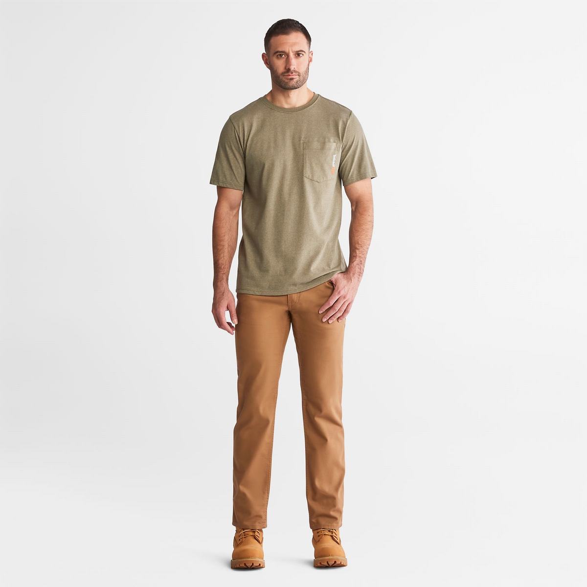 Timberland T Shirts Herre Olivengrøn | FIHK58623