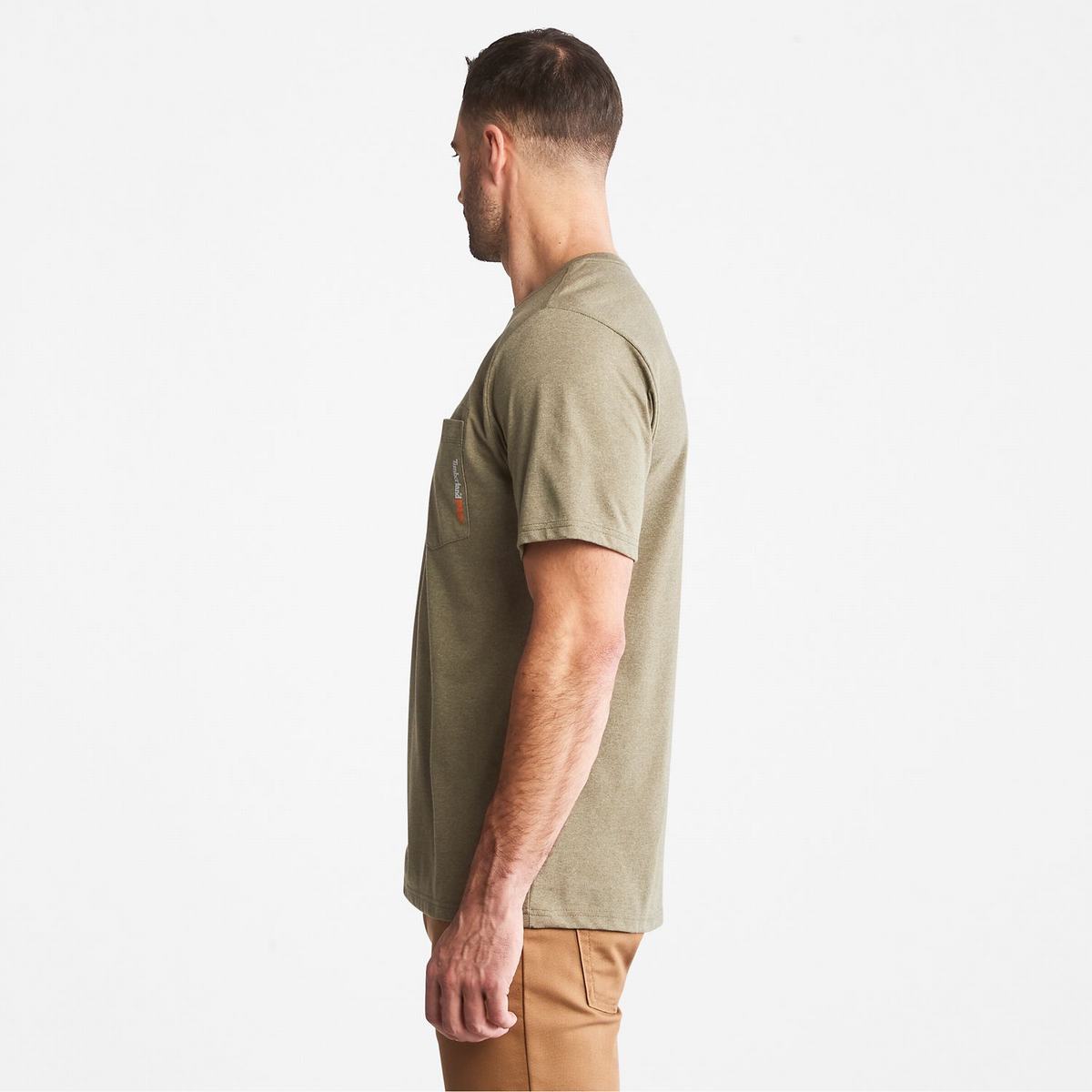 Timberland T Shirts Herre Olivengrøn | FIHK58623