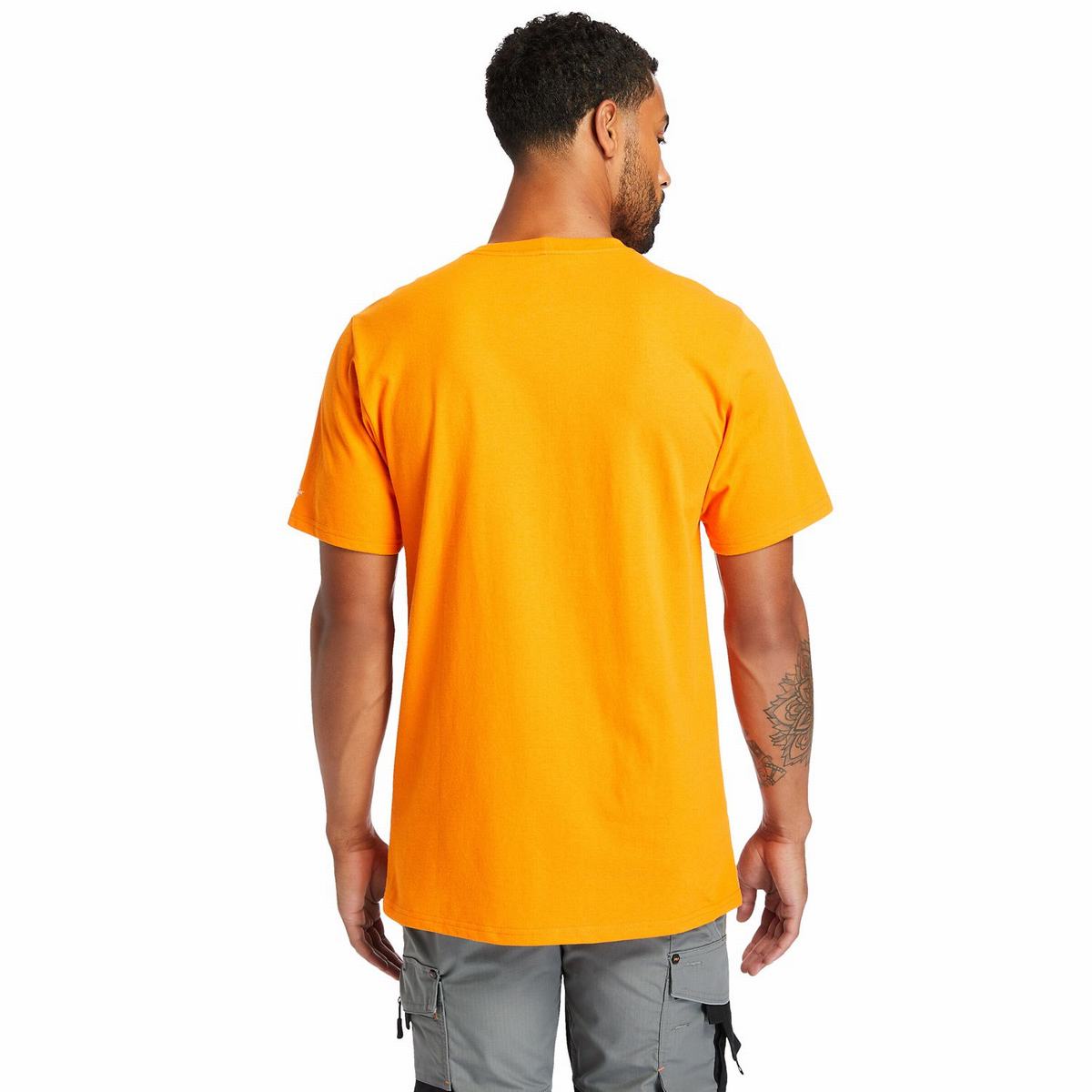 Timberland T Shirts Herre Orange | GWJY82653