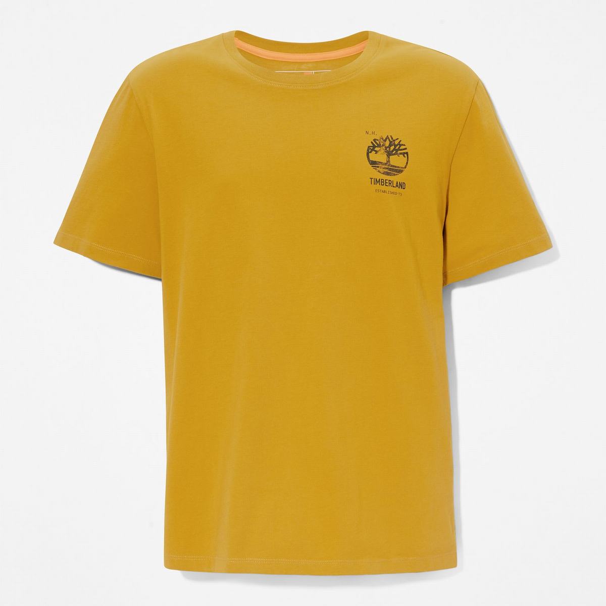 Timberland T Shirts Herre Sennep | LVAQ52681