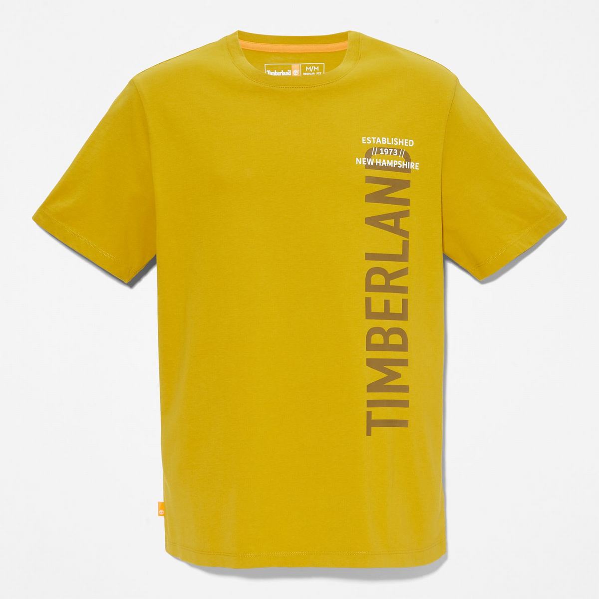 Timberland T Shirts Herre Sennep | UFNR63498