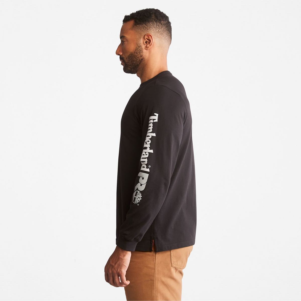 Timberland T Shirts Herre Sort | EKAI70438