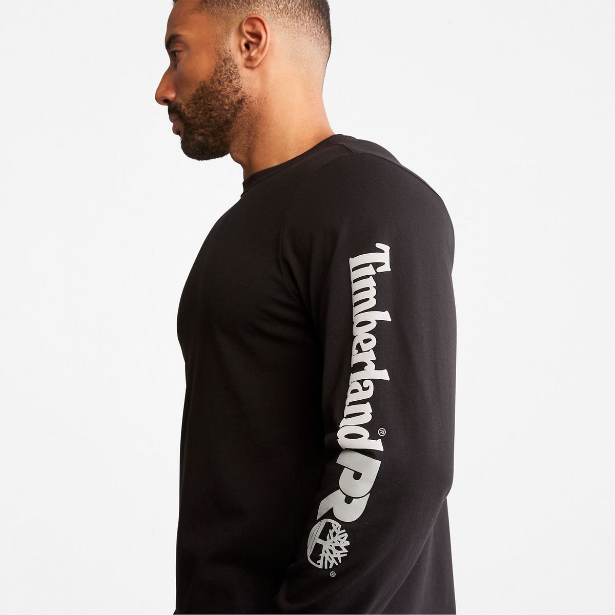 Timberland T Shirts Herre Sort | EKAI70438