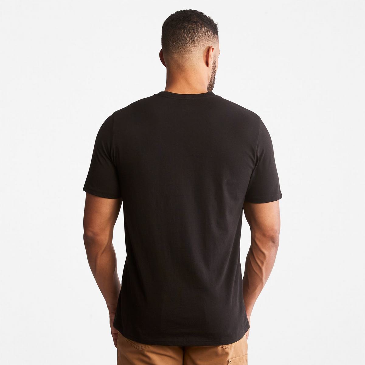 Timberland T Shirts Herre Sort | FKHA91637